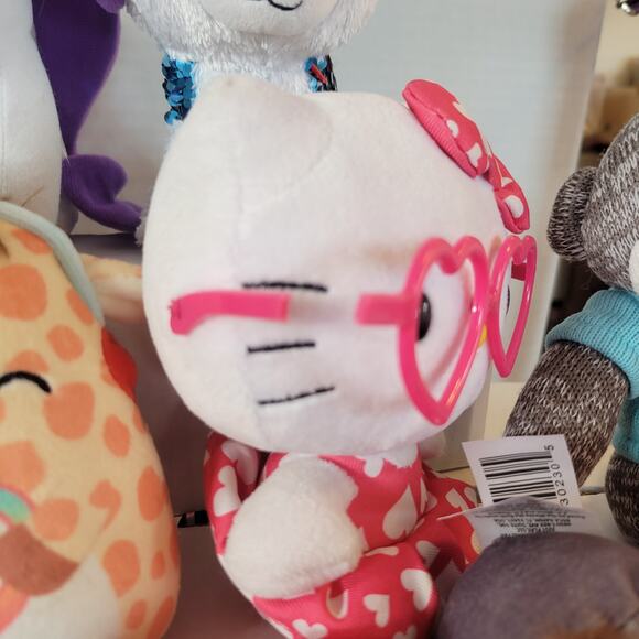 Plush Toy Lot 26pcs Mixed  Beanie Babies, TY, Hello Kitty, Preschool, Daycare - Picture 5 of 16